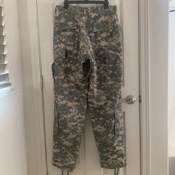 Men’s Army Combat Uniform Camouflage Pants Trousers Medium-Long - Picture 6 of 12